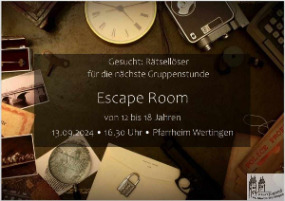 Gruppenstunde September Escape Room 285
