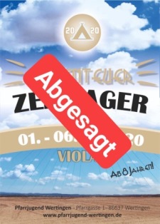 Zeltlager Absage