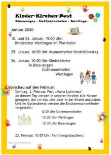 Kinder Kirchen Post Januar Bild