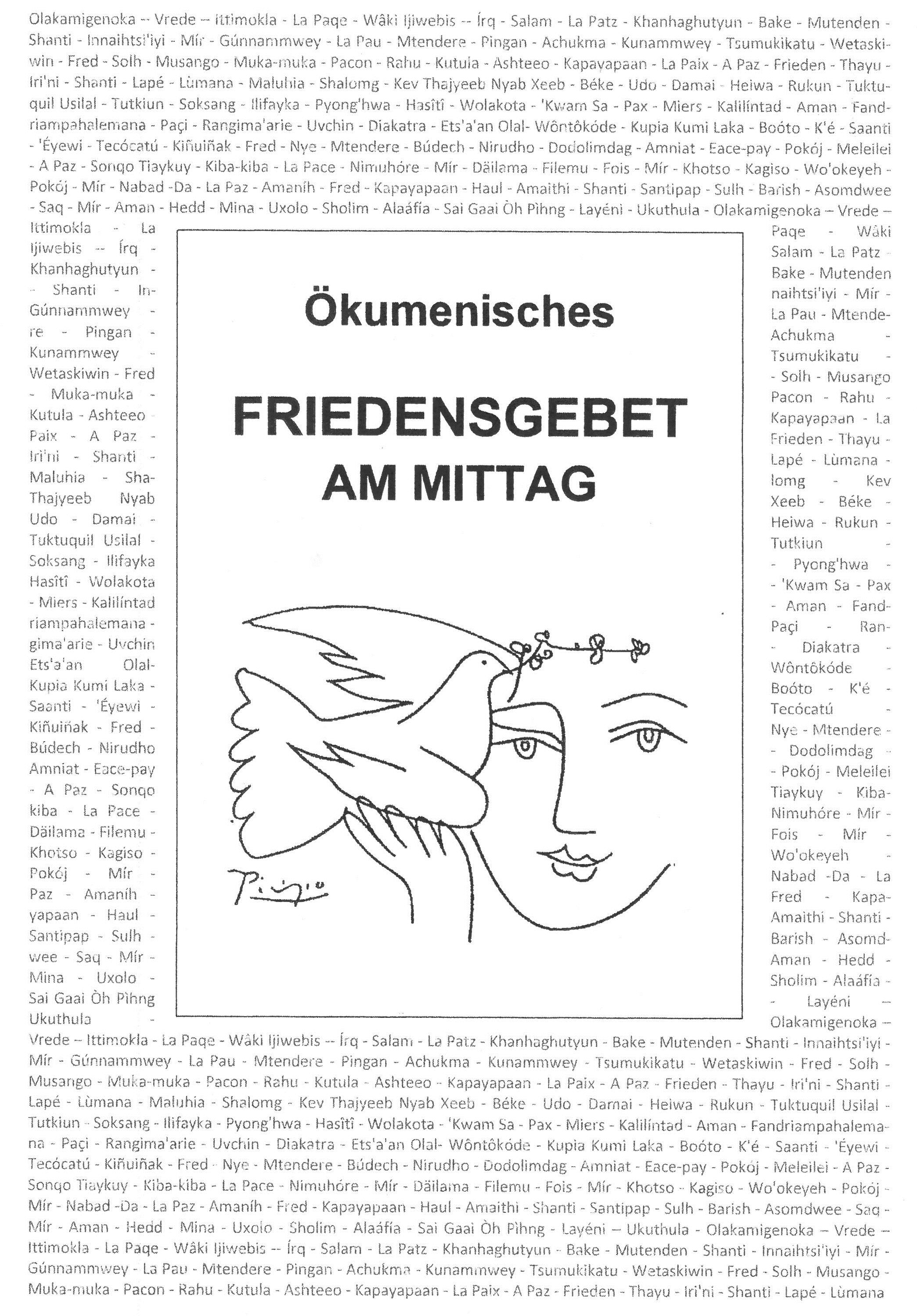 Friedensgebet