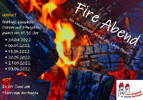 Fire Abend Bild k