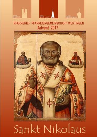 Pfarrbrief Nikolaus 2017